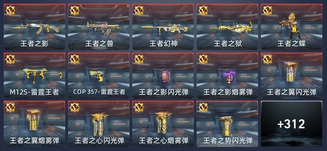 穿越火线：枪战王者V6 29王者 318英雄武器 9英雄角色 501万化 新锐