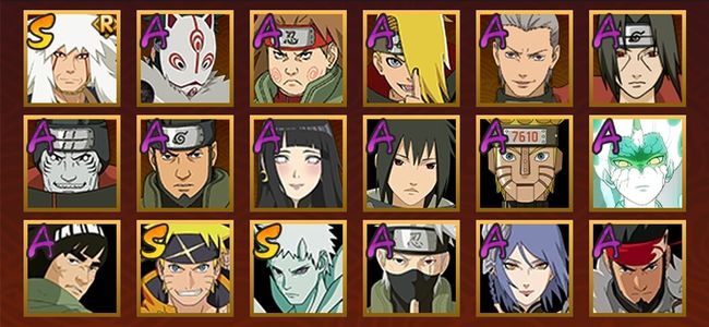 火影忍者V6 3S忍 15A忍 58忍 447S碎片 9通灵 200W战力 中忍