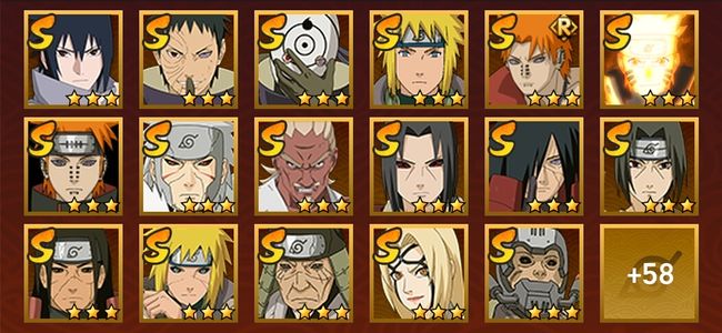 火影忍者V11 26S忍 50A忍 237忍 3417S碎片 17通灵 900W战力 前1000名 暗部