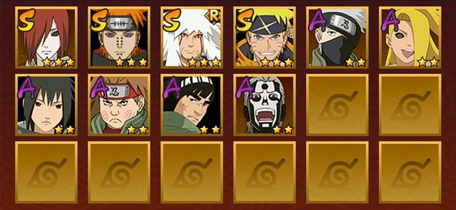 火影忍者4S忍 6A忍 52忍 642S碎片 8通灵 300W战力 中忍