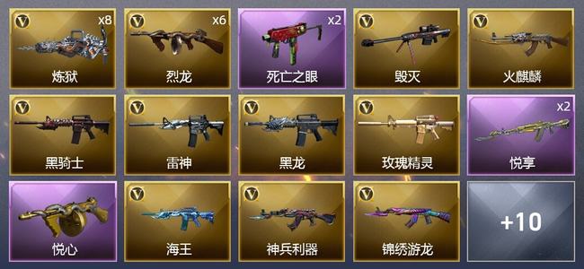穿越火线（CF）2王者武器 32V武器 1V角色 1皮肤 可排位 新锐