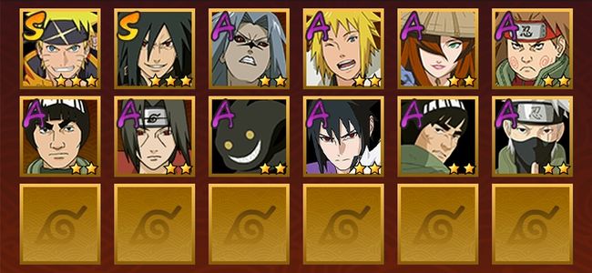 火影忍者V10 2S忍 10A忍 40忍 354S碎片 13通灵 100W战力 前50名 上忍