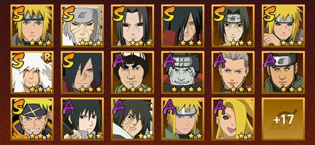 火影忍者V9 9S忍 25A忍 112忍 1118S碎片 15通灵 500W战力 上忍