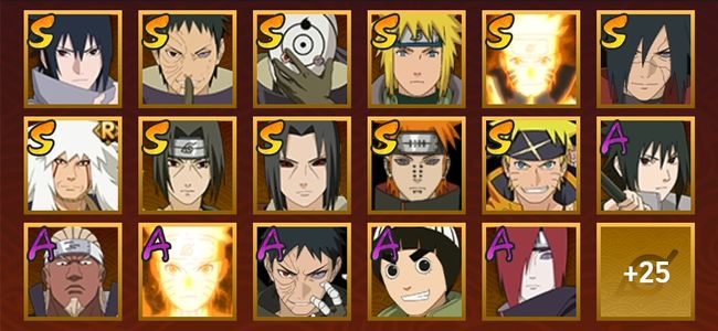 火影忍者V8 11S忍 31A忍 153忍 1672S碎片 16通灵 600W战力 前1000名 上忍