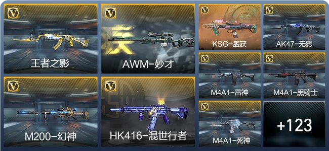 穿越火线：枪战王者3王者武器 132英雄武器 1英雄角色 141万化 专家S