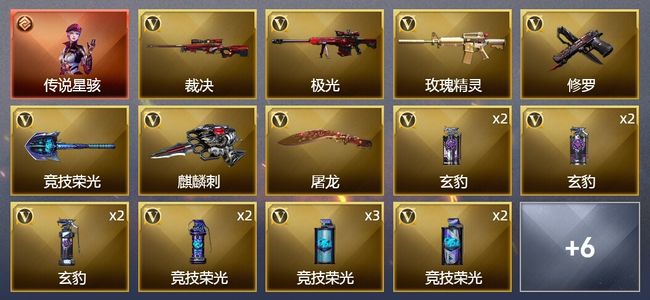 穿越火线（CF）1传说角色 1王者武器 21V武器 2V角色 5皮肤 可排位 新锐