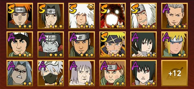 火影忍者V9 6S忍 23A忍 122忍 826S碎片 18通灵 400W战力 上忍