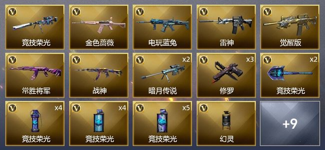 穿越火线（CF）31V武器 1V角色 9皮肤 可排位 枪王