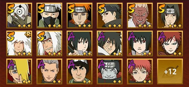 火影忍者V7 10S忍 19A忍 100忍 1107S碎片 12通灵 300W战力 上忍