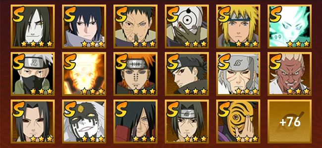 火影忍者V11 40S忍 53A忍 273忍 4787S碎片 24通灵 1000W战力 前500名 上忍