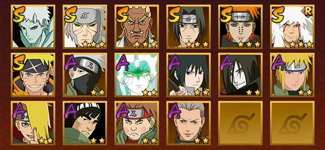 火影忍者7S忍 9A忍 55忍 827S碎片 17通灵 200W战力 暗部