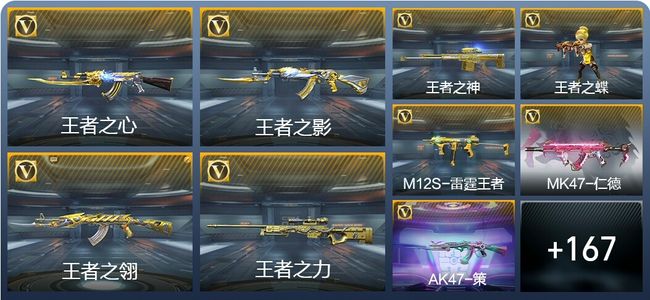 穿越火线：枪战王者V8 22王者武器 192英雄武器 5英雄角色 363万化 枪王