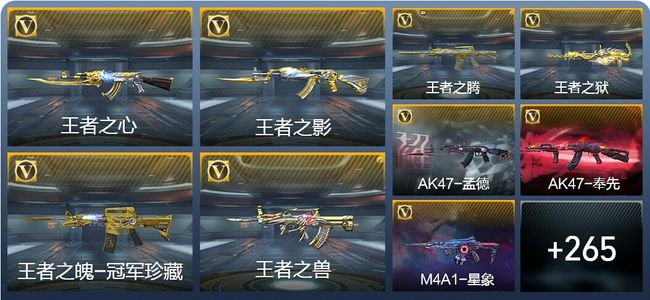 穿越火线：枪战王者V8 31王者武器 274英雄武器 10英雄角色 432万化 枪皇