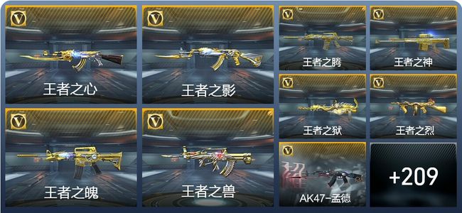 穿越火线：枪战王者V8 24王者武器 218英雄武器 10英雄角色 457万化 大师