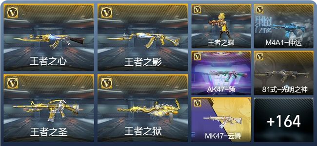 穿越火线：枪战王者V7 13王者武器 173英雄武器 4英雄角色 294万化 专家S