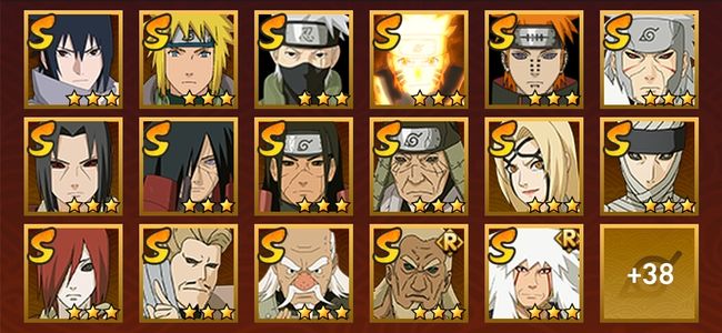 火影忍者V12 18S忍 37A忍 212忍 2231S碎片 18通灵 800W战力 见习