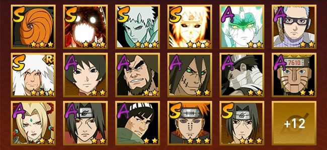 火影忍者V7 8S忍 21A忍 99忍 1131S碎片 17通灵 600W战力 前500名 上忍