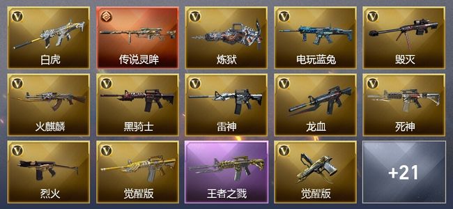 穿越火线（CF）1传说武器 3王者武器 25V武器 1V角色 6皮肤 可排位 宗师