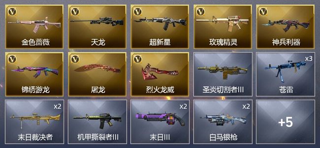 穿越火线（CF）8V武器 4皮肤 可排位 新锐