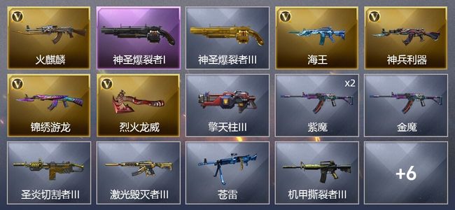 穿越火线（CF）5V武器 2皮肤 可排位 新锐