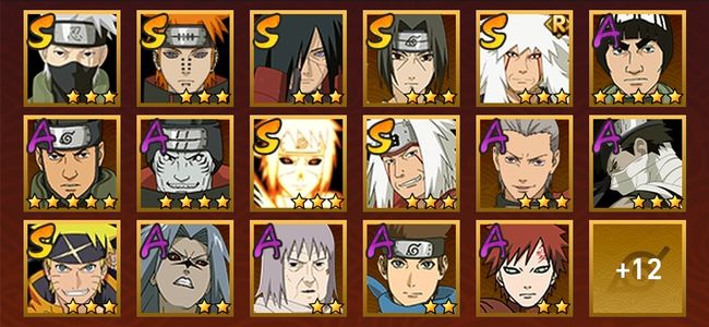 火影忍者V4 8S忍 21A忍 108忍 1060S碎片 14通灵 600W战力 暗部