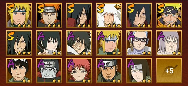 火影忍者V8 7S忍 15A忍 90忍 985S碎片 12通灵 300W战力 暗部