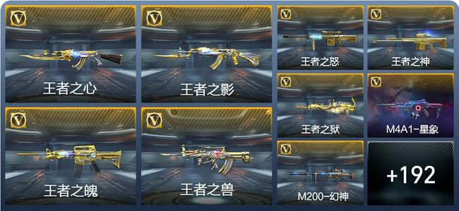 穿越火线：枪战王者16王者武器 201英雄武器 18英雄角色 446万化 枪王SS