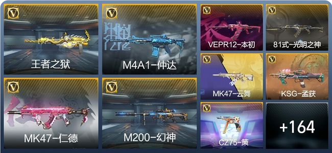 穿越火线：枪战王者V7 5王者武器 173英雄武器 4英雄角色 298万化 专家