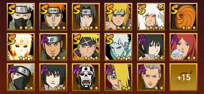 火影忍者V8 9S忍 23A忍 112忍 1143S碎片 14通灵 400W战力 前1000名 上忍