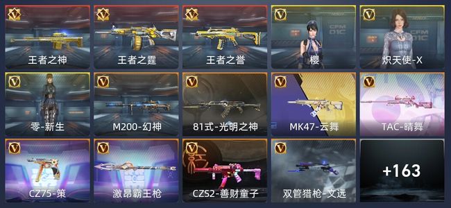 穿越火线：枪战王者V2 2王者 191英雄武器 3英雄角色 306万化 专家S