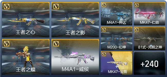 穿越火线：枪战王者V6 8王者武器 249英雄武器 8英雄角色 435万化 大师