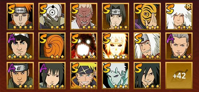 火影忍者V10 15S忍 44A忍 162忍 2017S碎片 17通灵 1000W战力 前500名 上忍