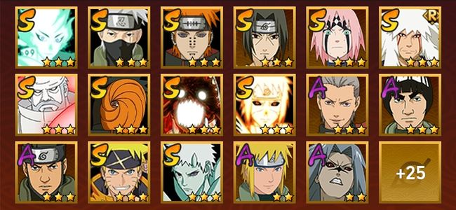 火影忍者V11 12S忍 30A忍 145忍 1496S碎片 19通灵 500W战力 暗部