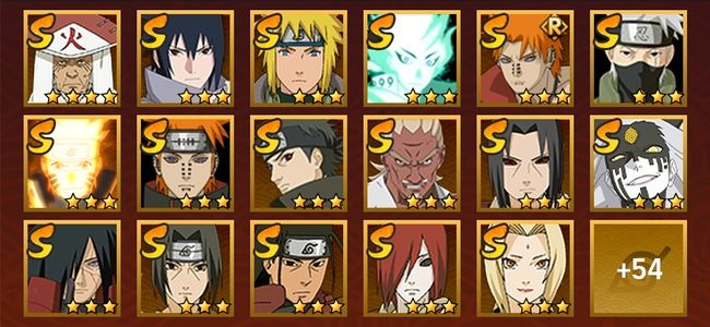 火影忍者V11 32S忍 39A忍 235忍 3821S碎片 26通灵 1000W战力 前10名 上忍