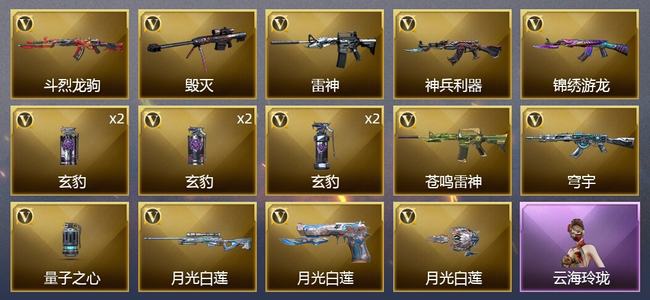 穿越火线（CF）17V武器 5皮肤 可排位 枪王