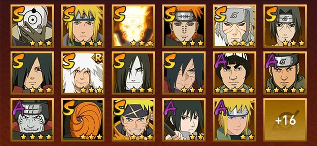 火影忍者V7 12S忍 21A忍 117忍 1485S碎片 15通灵 600W战力 中忍