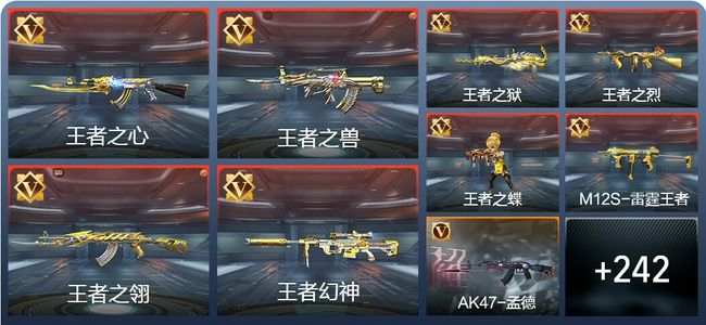 穿越火线：枪战王者V8 27王者 277英雄武器 7英雄角色 536万化 枪皇SSS