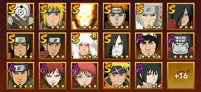 火影忍者V1 11S忍 22A忍 131忍 1457S碎片 13通灵 500W战力 中忍