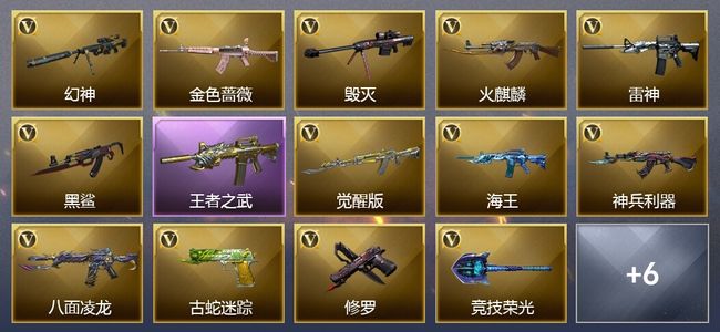 穿越火线（CF）1王者武器 24V武器 12V角色 7皮肤 可排位