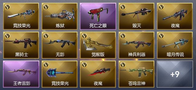 穿越火线（CF）2王者武器 19V武器 20V角色 3皮肤 可排位