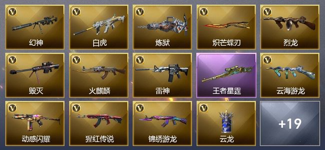 穿越火线（CF）5王者武器 38V武器 21V角色 9皮肤 可排位