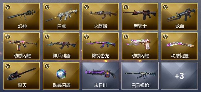 穿越火线（CF）0传说角色 0传说武器 0王者武器 0炫金武器 13V武器 10V角色 4皮肤 可排位 无