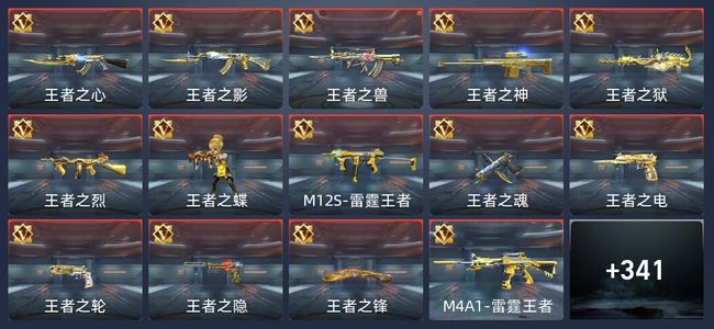 穿越火线：枪战王者41王者 342英雄武器 13英雄角色 554万化 专家S