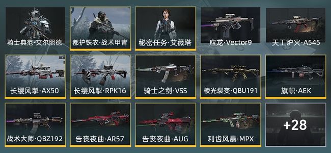 暗区突围库存价值332.6M 1手套 10近战武器 1橙套装 2金套装 25金枪皮 信誉5级 大师