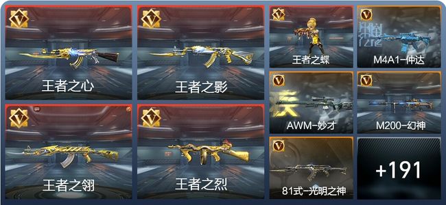 穿越火线：枪战王者V5 16王者 200英雄武器 4英雄角色 256万化 专家S