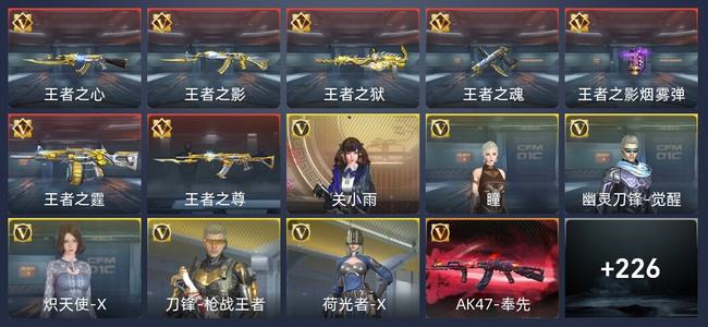 穿越火线：枪战王者V7 7王者 234英雄武器 6英雄角色 446万化 专家S