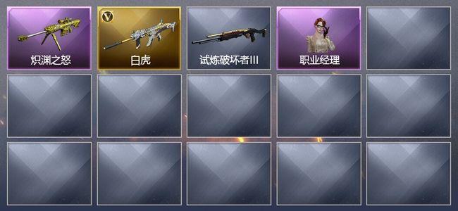 穿越火线（CF）1王者武器 1V武器 2皮肤 可排位 专家