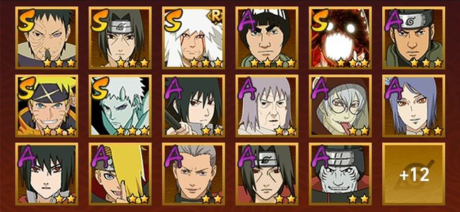 火影忍者V8 6S忍 23A忍 91忍 764S碎片 13通灵 300W战力 前500名 暗部