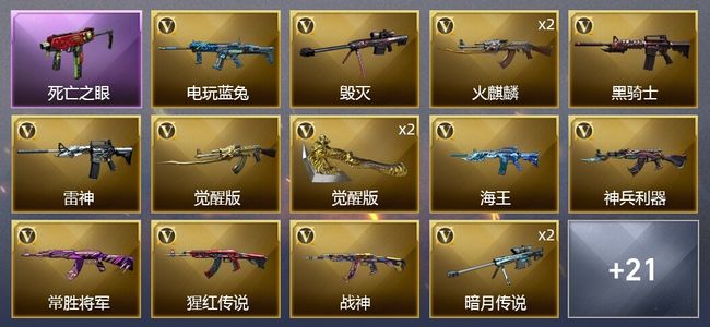 穿越火线（CF）24V武器 17皮肤 可排位 新锐