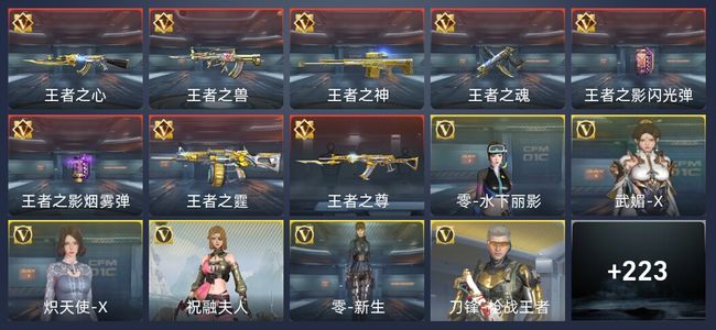 穿越火线：枪战王者8王者 231英雄武器 6英雄角色 360万化 枪皇